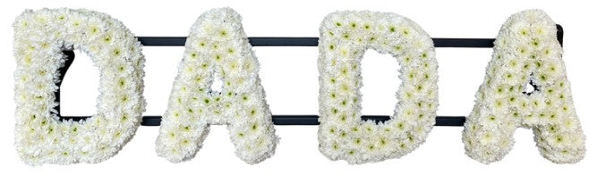 Dada Letter Tribute White