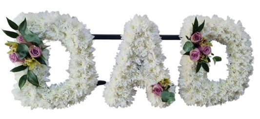 Dad White Letter Tribute