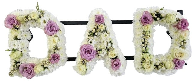 Dad Floral Tribute Purple
