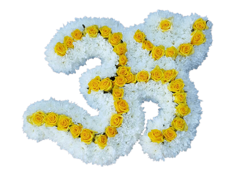 White & Yellow Aum Tribute
