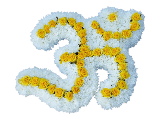White & Yellow Aum Tribute