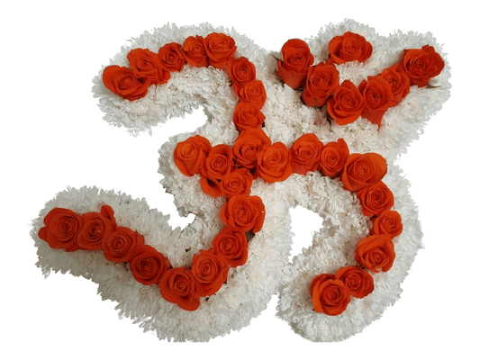 Red & White Aum Tribute