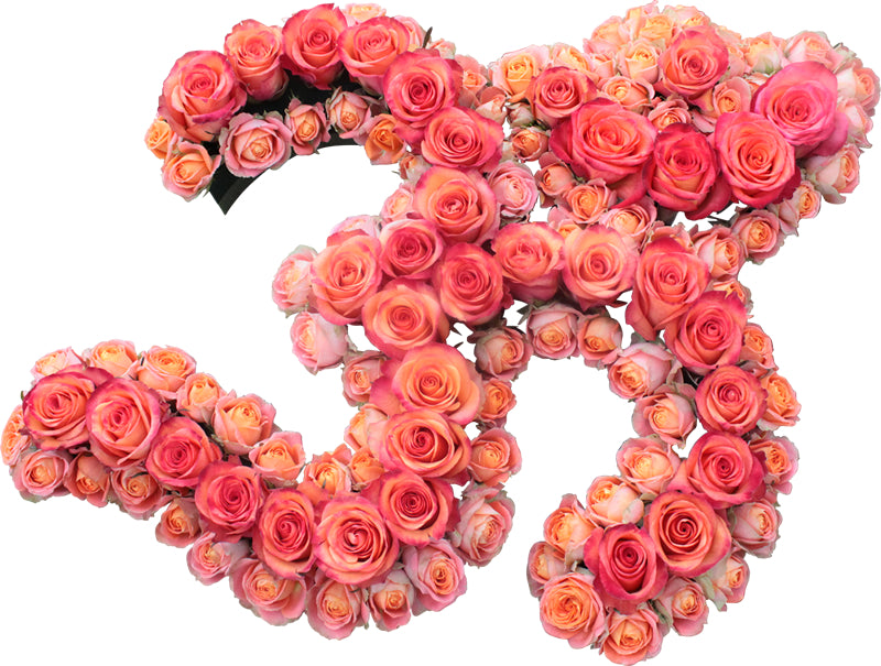 Pink & Red Aum Tribute