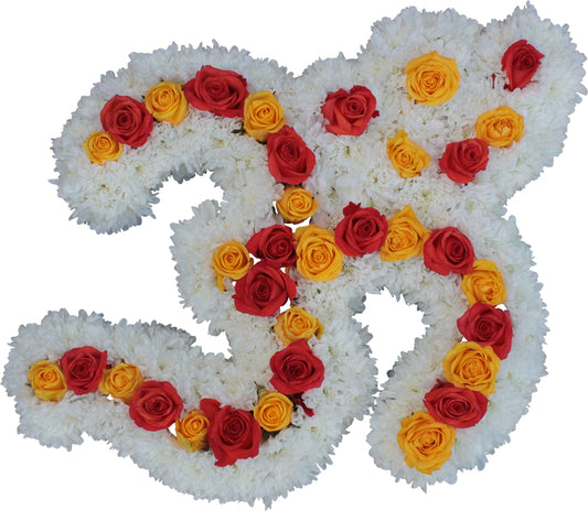 White, Yellow & Red Aum Tribute