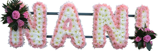 Nani Funeral Flower Letter Tribute