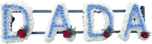 Dada Blue Flower Letter Tribute