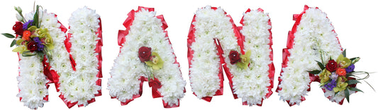 Nana Funeral Flower Letter Tribute