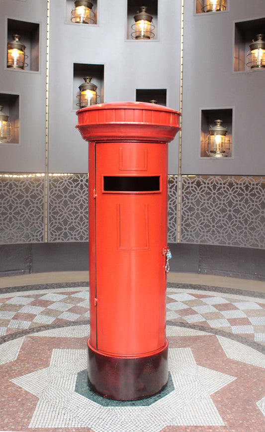 Red Wedding Postal Box